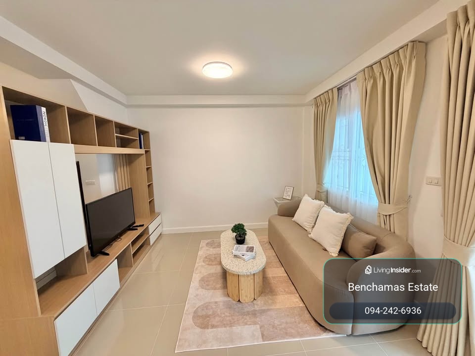 ✅ Selling townhome size, newly renovated, complete furniture + electrical appliances. Near Future Park ✅ Supalai Bella Rangsit Klong 2 – รูปที่ 2