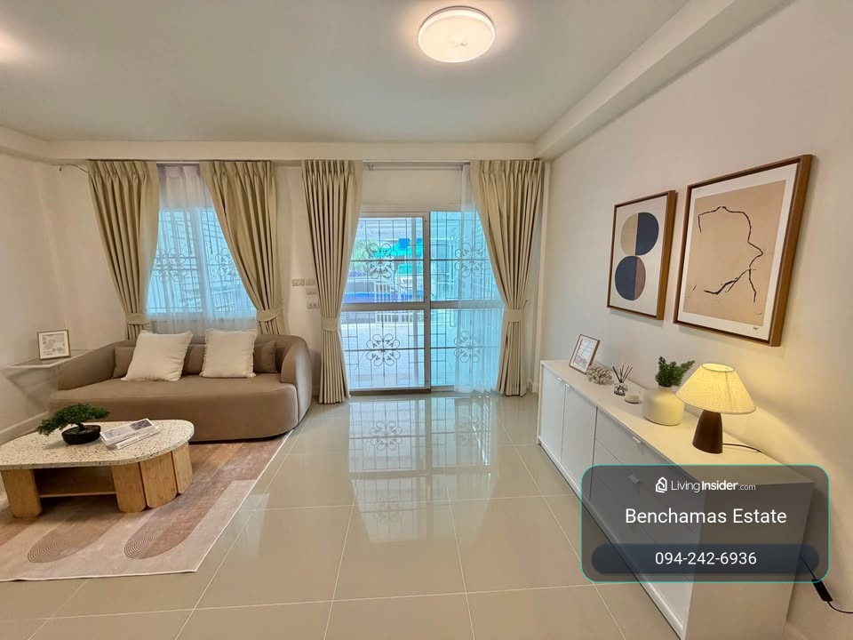 ✅ Selling townhome size, newly renovated, complete furniture + electrical appliances. Near Future Park ✅ Supalai Bella Rangsit Klong 2 – รูปที่ 3