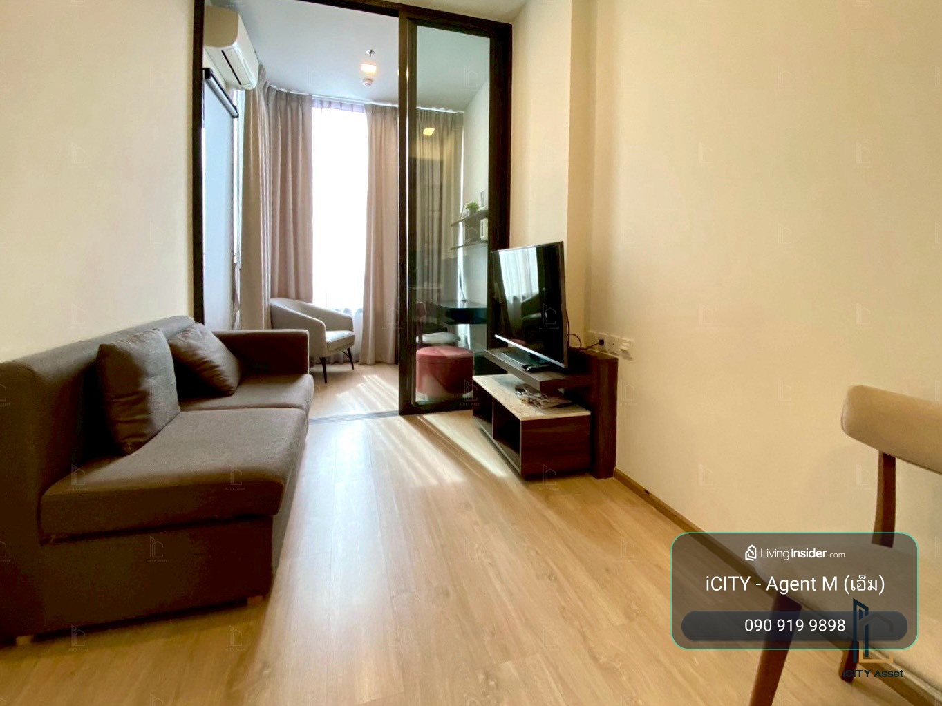 🔥For Rent!! ready to move-in 1b1b Plus 19k - Centric Ratchayothin 📞Call 090 919 9898 – รูปที่ 3