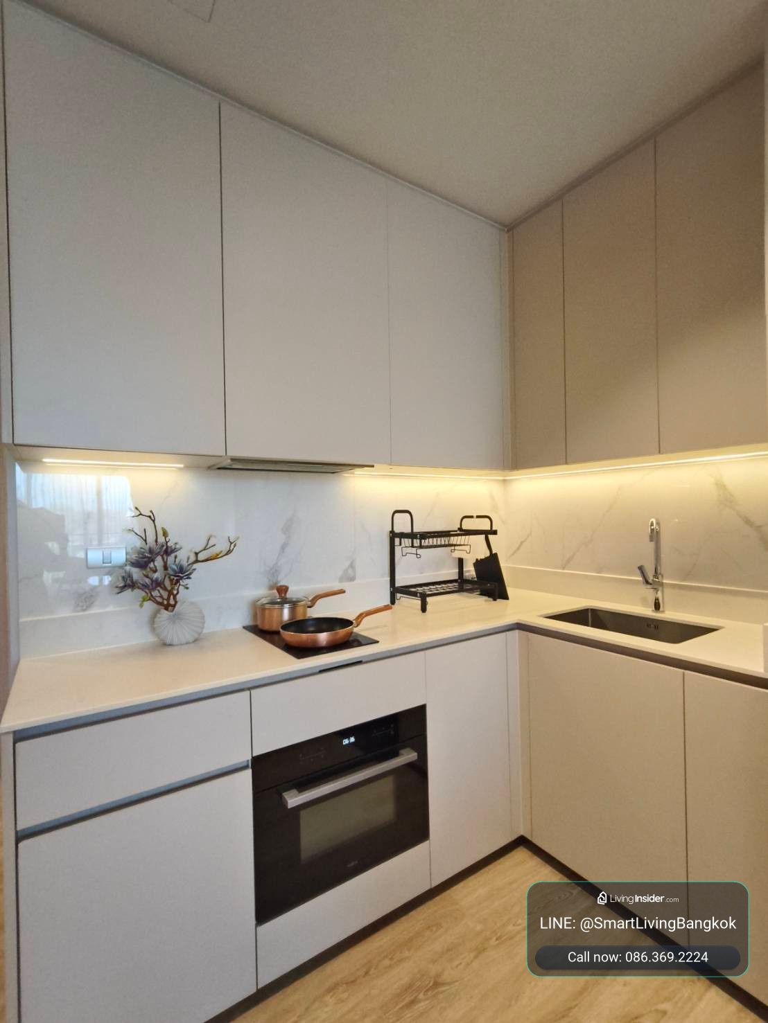 Condo for rent, 1 bedroom, extra large size, Bearing Residence, 64 sq m., wide and airy space. Bangna-Bearing location – รูปที่ 4