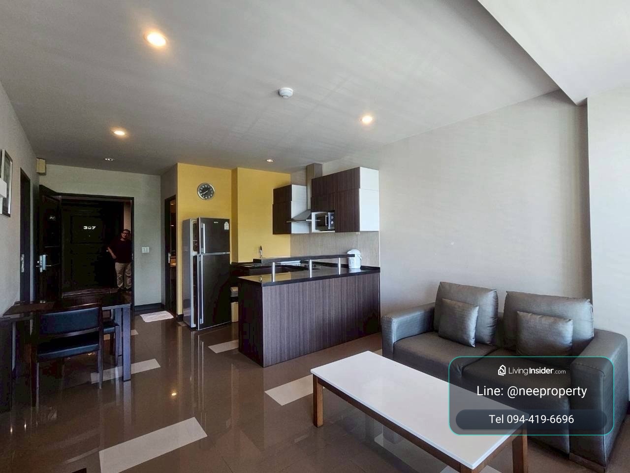 Sevice Aparment ให้เช่า 2 ห้องนอน ใกล้รถไฟฟ้า BTSแบริ่ง มีรถรับ-ส่ง ไปโรงเรียนนานาชาติบางกอกพัฒนา – รูปที่ 3
