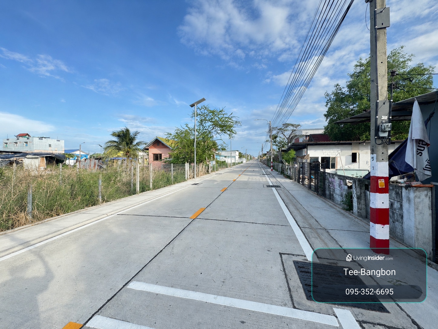 งบล้านต้น ๆ ได้ที่ดิน 55 ตร.ว. สำหรับปลูกบ้านเอง ติดถนนคอนกรีต ในชุมชนพระสมุทรเจดีย์ – รูปที่ 4