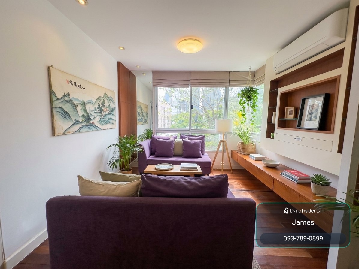 ห้องสวยร่มรื่น ยูนิตน้อยเป็นส่วนตัว ใจกลางพร้อมพงษ์ - ทองหล่อ / 49 Plus ll 1 Bed 54 sq.m. โทร 0937890899 – รูปที่ 2