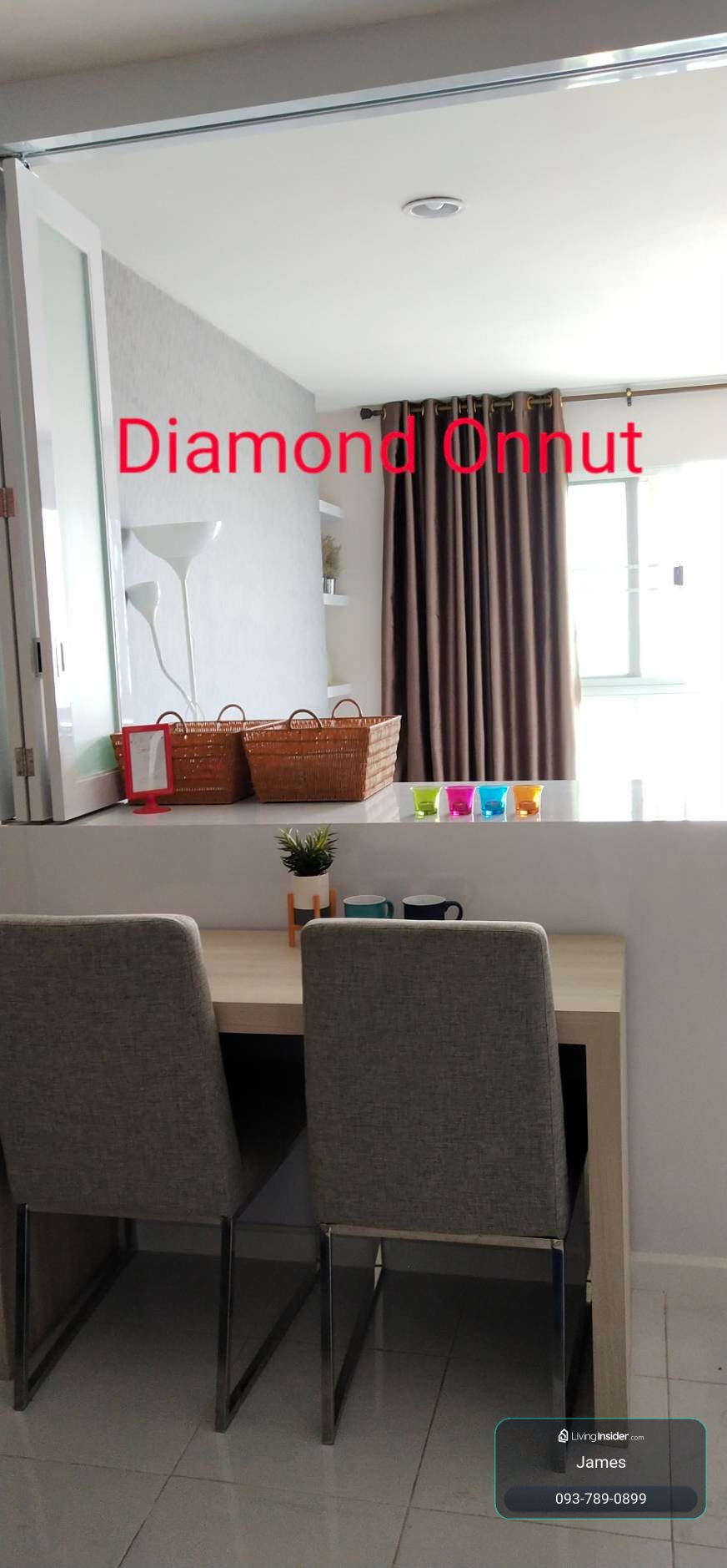 ทำเลดีใกล้ BTS อ่อนนุช ราคาดีที่สุดในตลาด / Diamond Sukhumvit 1 Bed 34 sq.m. โทร 0937890899 – รูปที่ 4