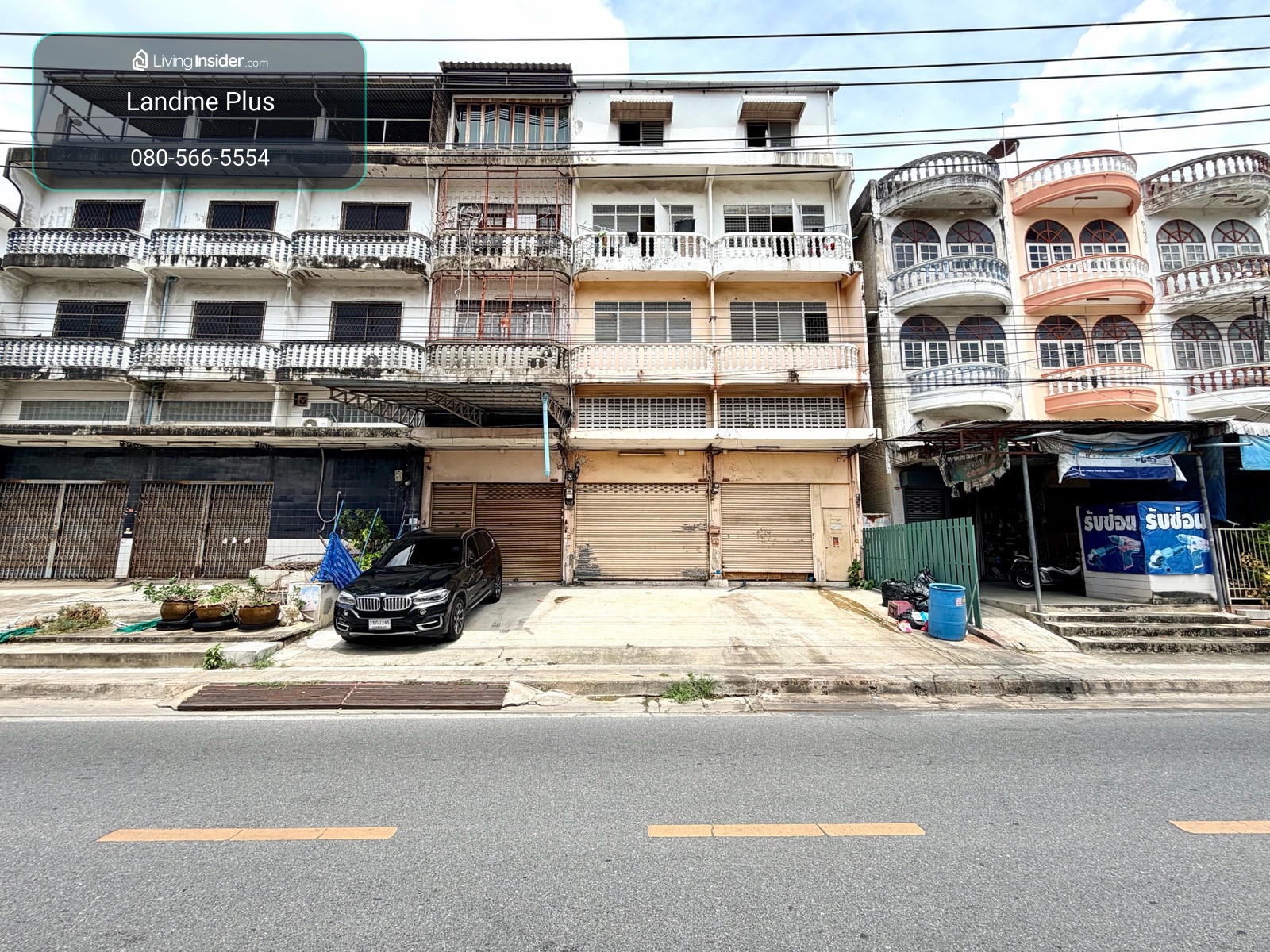 Cheap commercial building for sale, 19 sq m., with 3 adjoining units, 57 sq m., adding on the back to fill the area, Soi Kamnan Maen, divided for sale. – รูปที่ 3