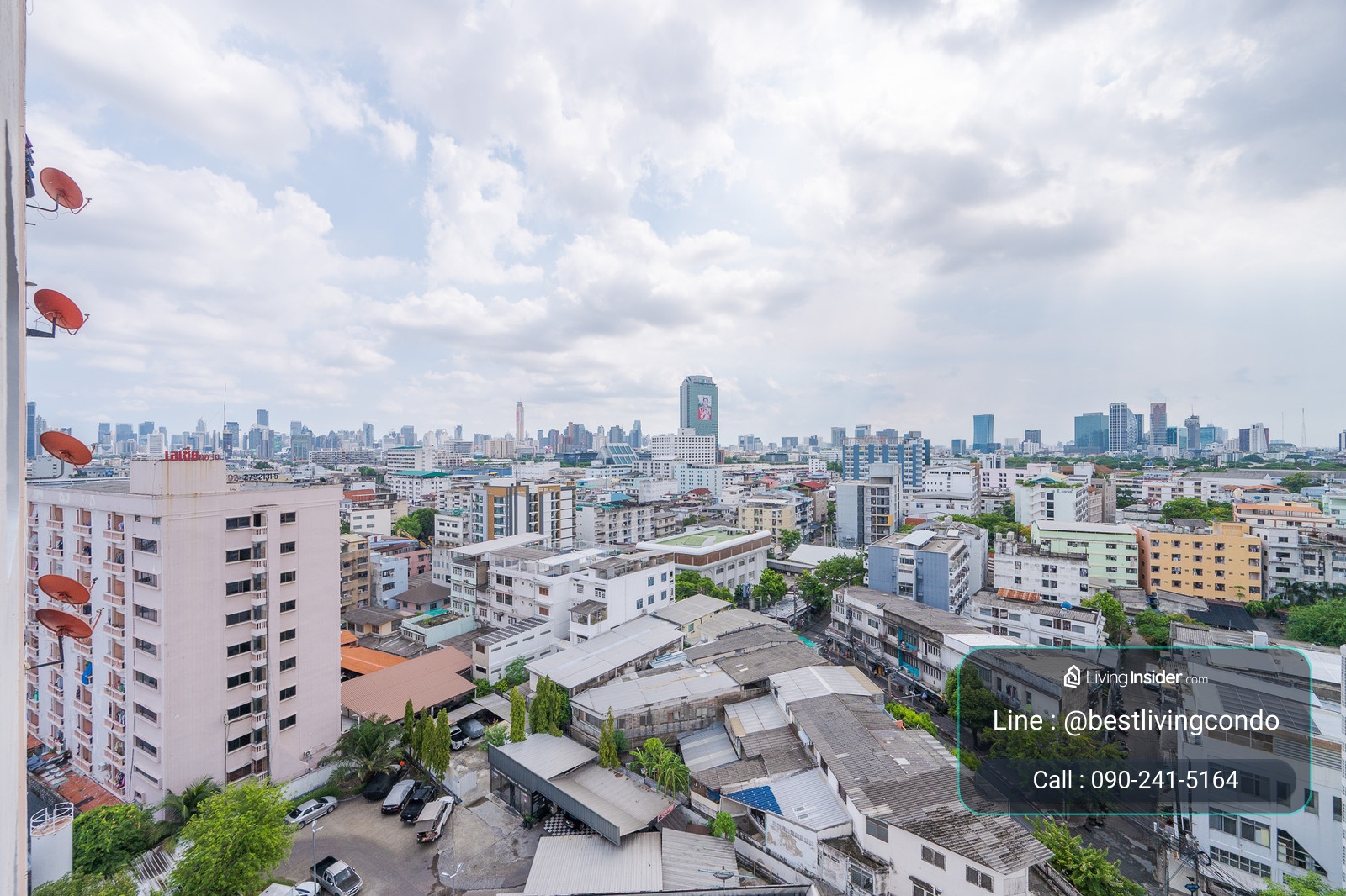 D.D. Tower, large room, 2 bedrooms, 76 sq m, near MRT. – รูปที่ 2