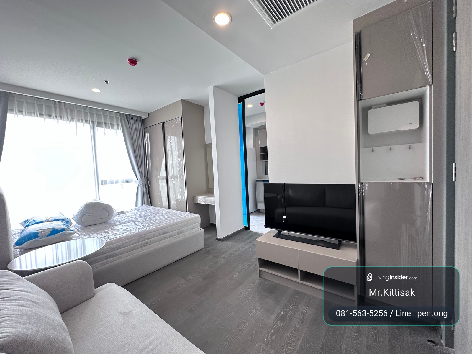 Coco Parc Rama 4, convenient travel, MRT, expressway, near Chula, studio 26 sq m., fully furnished. – รูปที่ 2