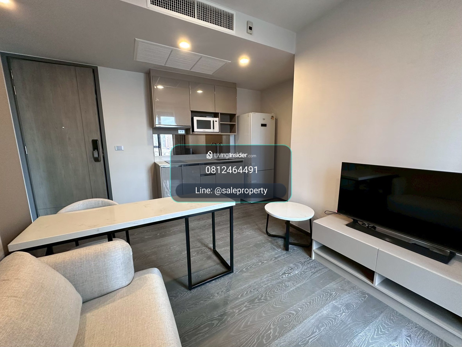 Coco Parc Branded Residence, 1 bedroom, fully furnished, free of charge. Location next to the BTS, in the heart of the city. – รูปที่ 2