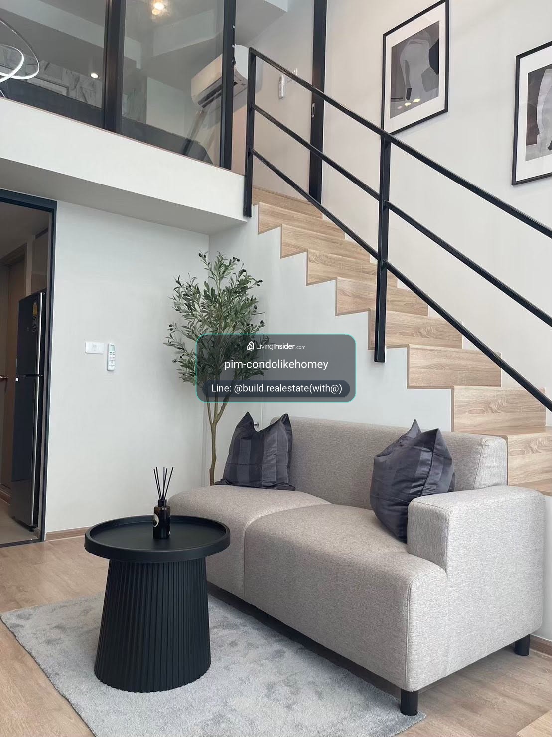 🌟Ideo Rama 9 - Asoke  | Duplex 37 SQ.M. -  free cleaning service❤  High floor 30+ ✨28,000 Baht/Month – รูปที่ 3