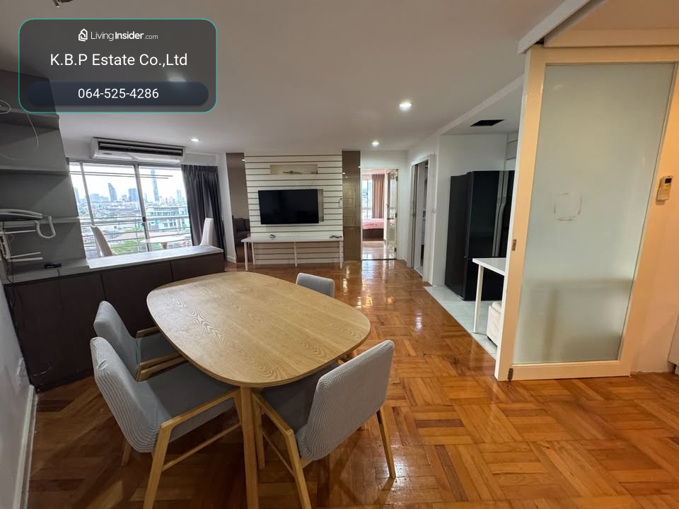 📍 Bangkok Garden Condo 103.94 ตรม. แบบ 2ห้องนอน 2ห้องน้ำ ตกแต่งอย่างดีพร้อมเข้าพักอาศํย (ทำเล นราธิวาสราชนครินทร์ 24) – รูปที่ 3