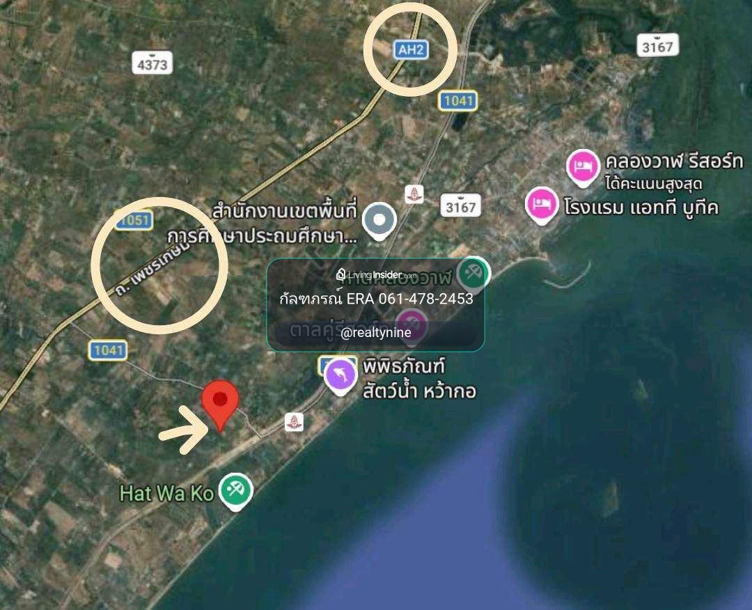 ขายที่ดินใกล้ทะเล หาดคลองวาฬ เนื้อที่ 3 ไร่ 23 ตรว.พร้อมกิจการห้องเช่า 6 ห้อง (มีผู้เช่าอยู่พร้อมรันต่อได้เลย!) อำเภอเมืองประจวบคีรีขันธ์ ราคา 5,000,000 บาท – รูปที่ 4