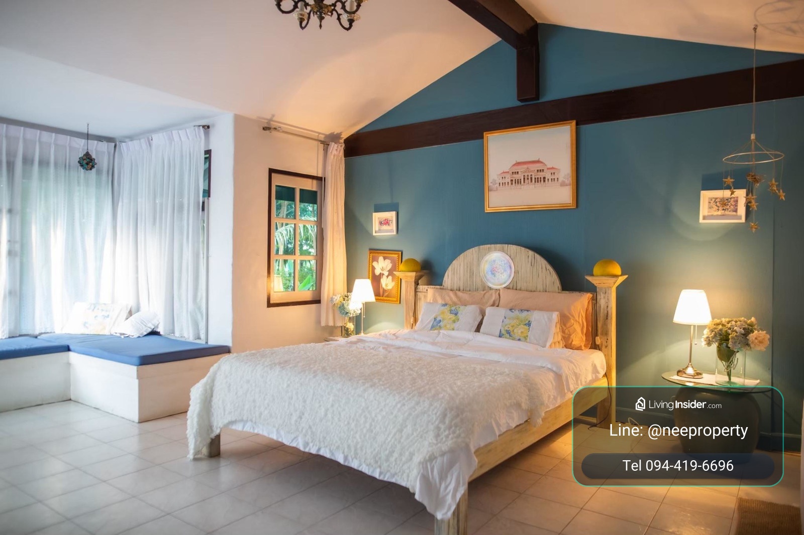 Garden house for sale next to a lotus pond with over 2 rai of land, fully furnished, ready to move in, good weather, shady, Sai Noi zone, Nonthaburi. – รูปที่ 2