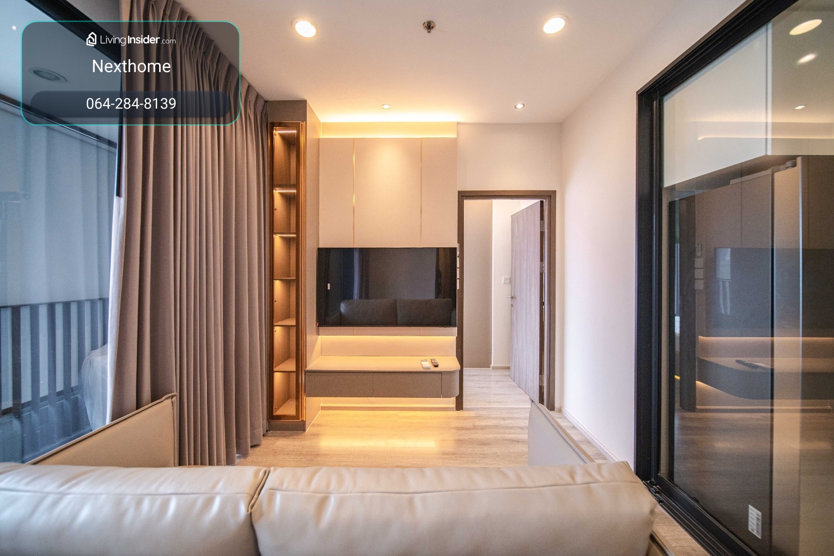 🔥For Rent Now🔥 IDEO MOBI Asoke, 2-bedroom corner unit, large size 61 sq.m., Fully Furnished, ready to move in. – รูปที่ 3