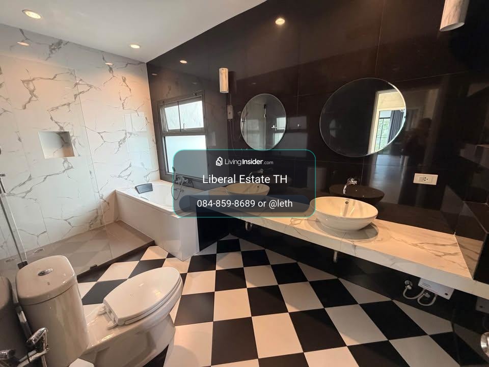 LTHC15700 - Luxury Pet-Friendly Townhome for Rent Ekkamai  | Corner Unit with Big Garden | 80,000 THB | ทาวน์โฮมหรูให้เช่า เอกมัย  บ้านมุม พร้อมสวนขนาดใหญ่ เลี้ยงสัตว์ได้ – รูปที่ 3