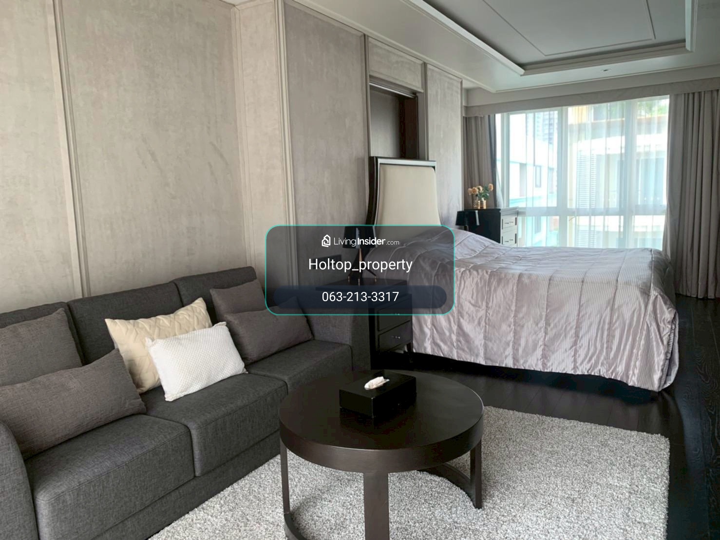 #E893💕(รหัสเดิมE608)090669ให้เช่าคอนโด The Crest Sukhumvit 24 – รูปที่ 2
