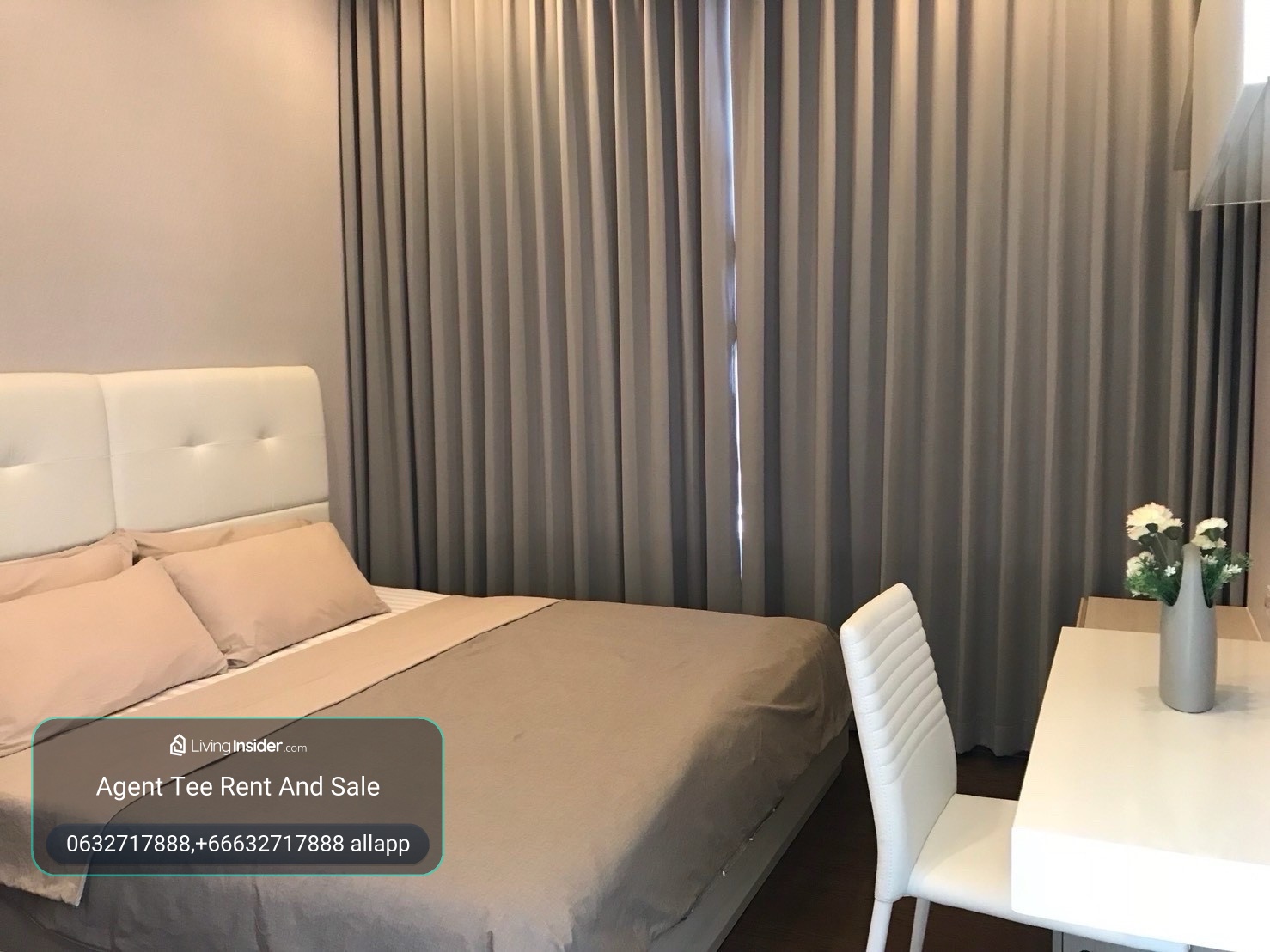 Q asoke /2bed 45sqm /25,000/ 0632717888 All app in phone – รูปที่ 4