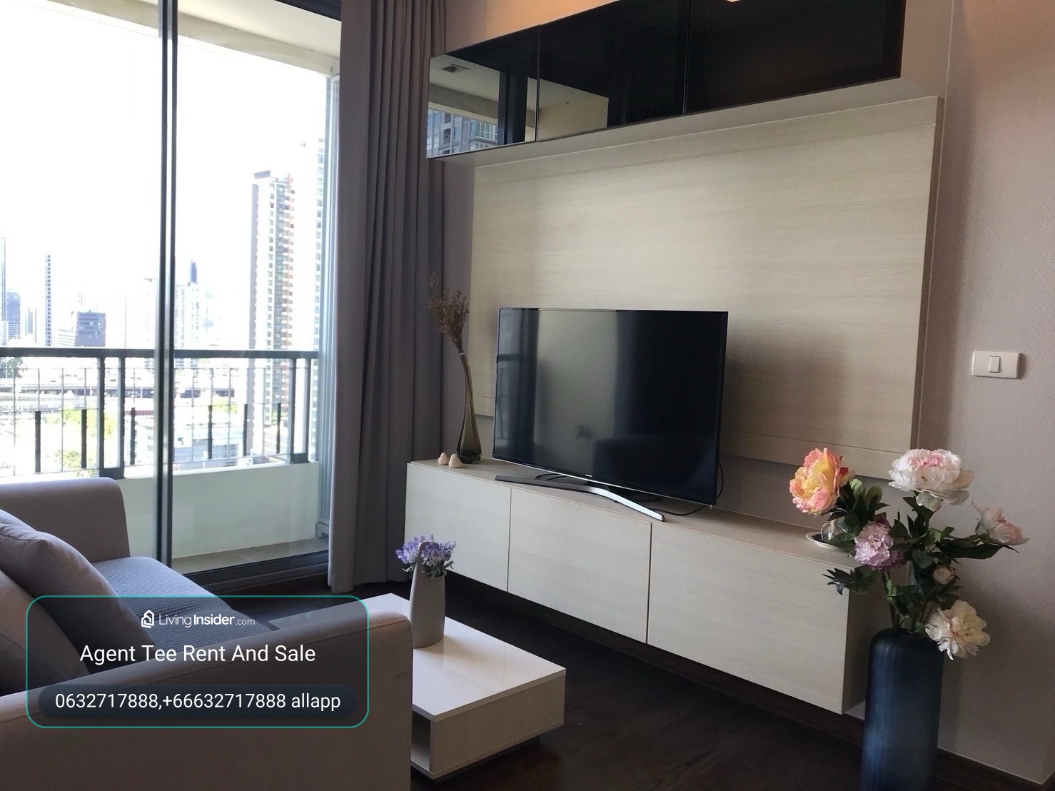 Q asoke /2bed 45sqm /25,000/ 0632717888 All app in phone – รูปที่ 2