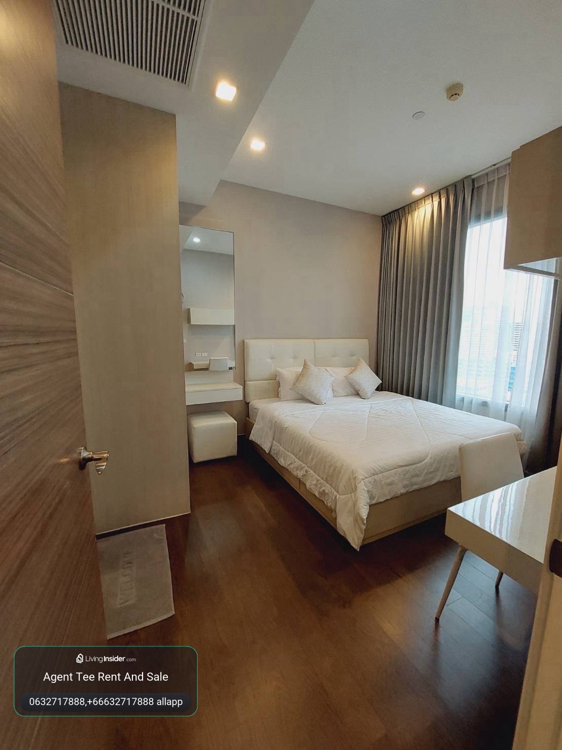 Q asoke /1bed 38sqm/ 24,000wifi/ 0632717888 Allapp in phone – รูปที่ 3