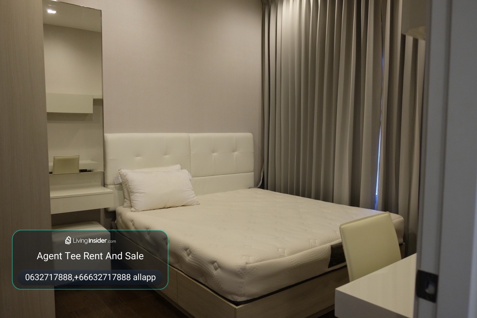 Q asoke /1bed 38sqm/Good price 23,000 / 0632717888 All app in phone – รูปที่ 3