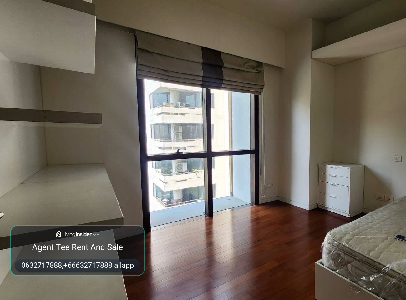 hansar rajdamri /rent 2bed 110sqm/100k / 0632717888 All app in phone – รูปที่ 4