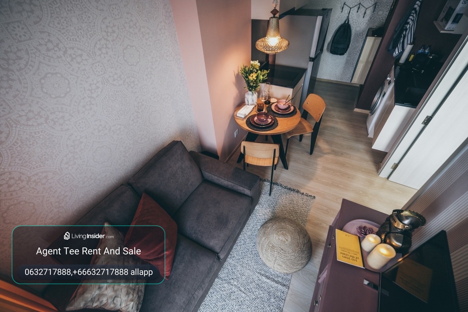 noble revolve ratchada 2 / 1bed Conner / 17k / Hight Floor 0632717888 All app – รูปที่ 4