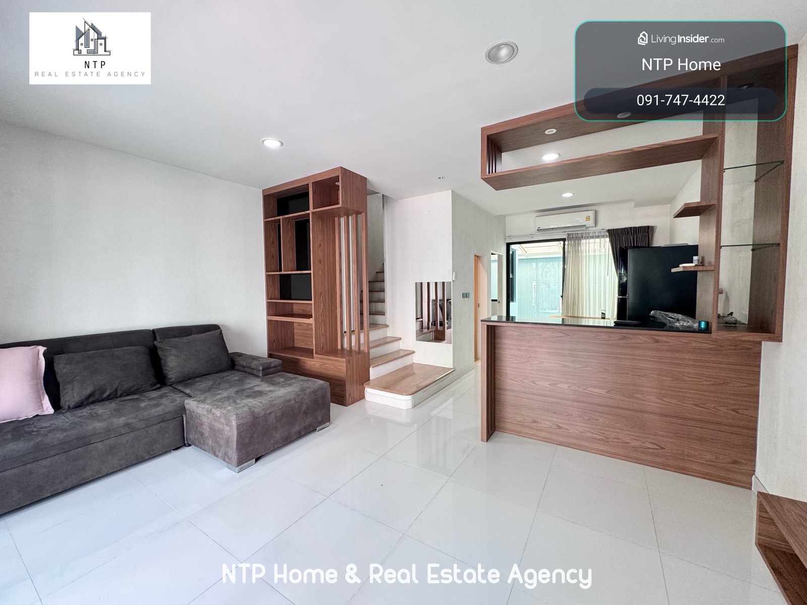 🏡🚨ให้เช่า|ขาย ทาวน์โฮม 3 ชั้น วิวสวน หมู่บ้านติดถนนใหญ่สุขสวัสดิ์ ติดสถานีรถไฟฟ้า BTS🚝 📍บ้านกลางเมือง สุขสวัสดิ์ ราคาดีคุ้มสุดๆในทำเลนี้  – รูปที่ 2