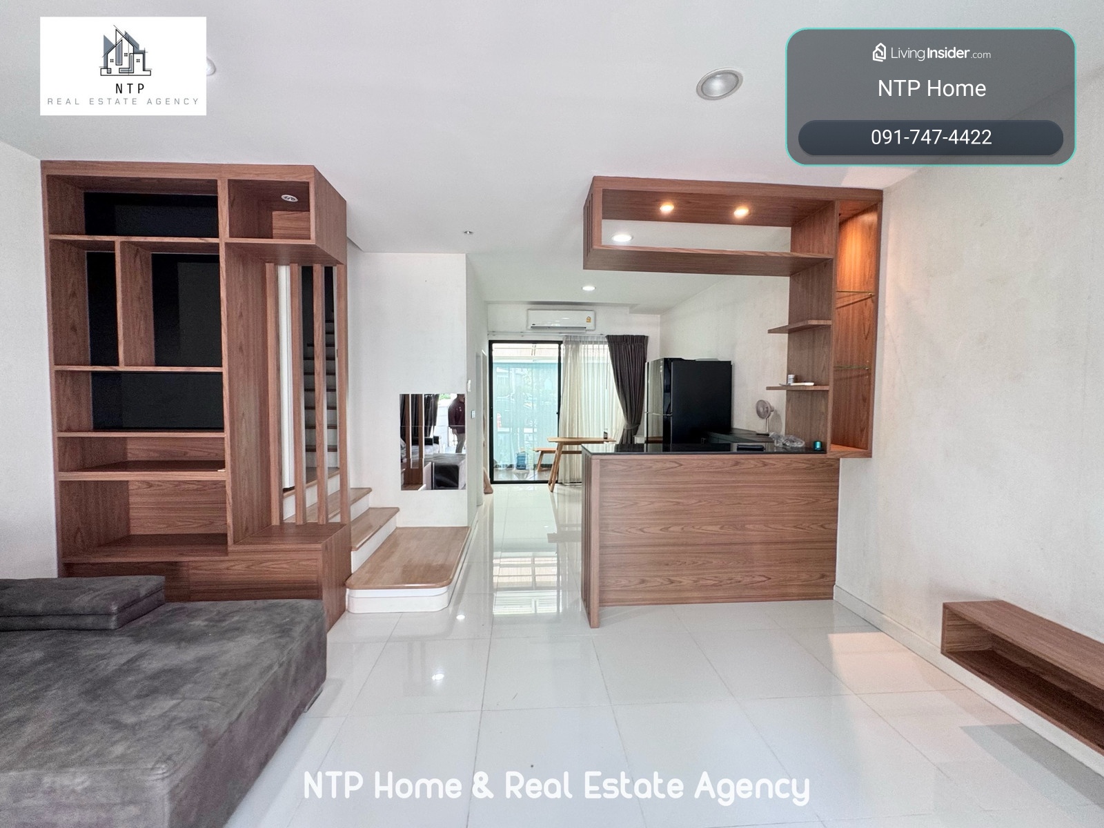 🏡🚨ให้เช่า|ขาย ทาวน์โฮม 3 ชั้น วิวสวน หมู่บ้านติดถนนใหญ่สุขสวัสดิ์ ติดสถานีรถไฟฟ้า BTS🚝 📍บ้านกลางเมือง สุขสวัสดิ์ ราคาดีคุ้มสุดๆในทำเลนี้  – รูปที่ 3