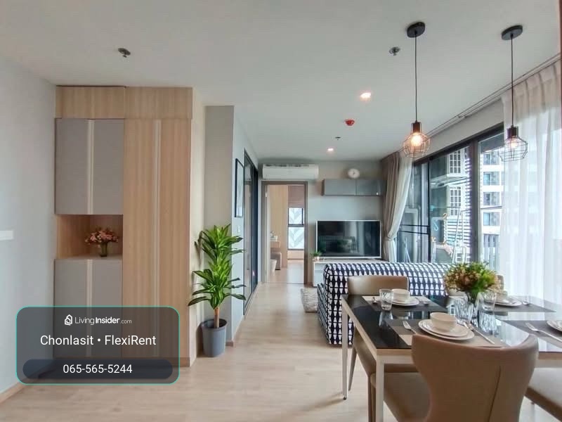 🏙️ For rent Ideo O2 | 2 bedrooms, large room, near BTS Bangna, only 300 meters. – รูปที่ 3
