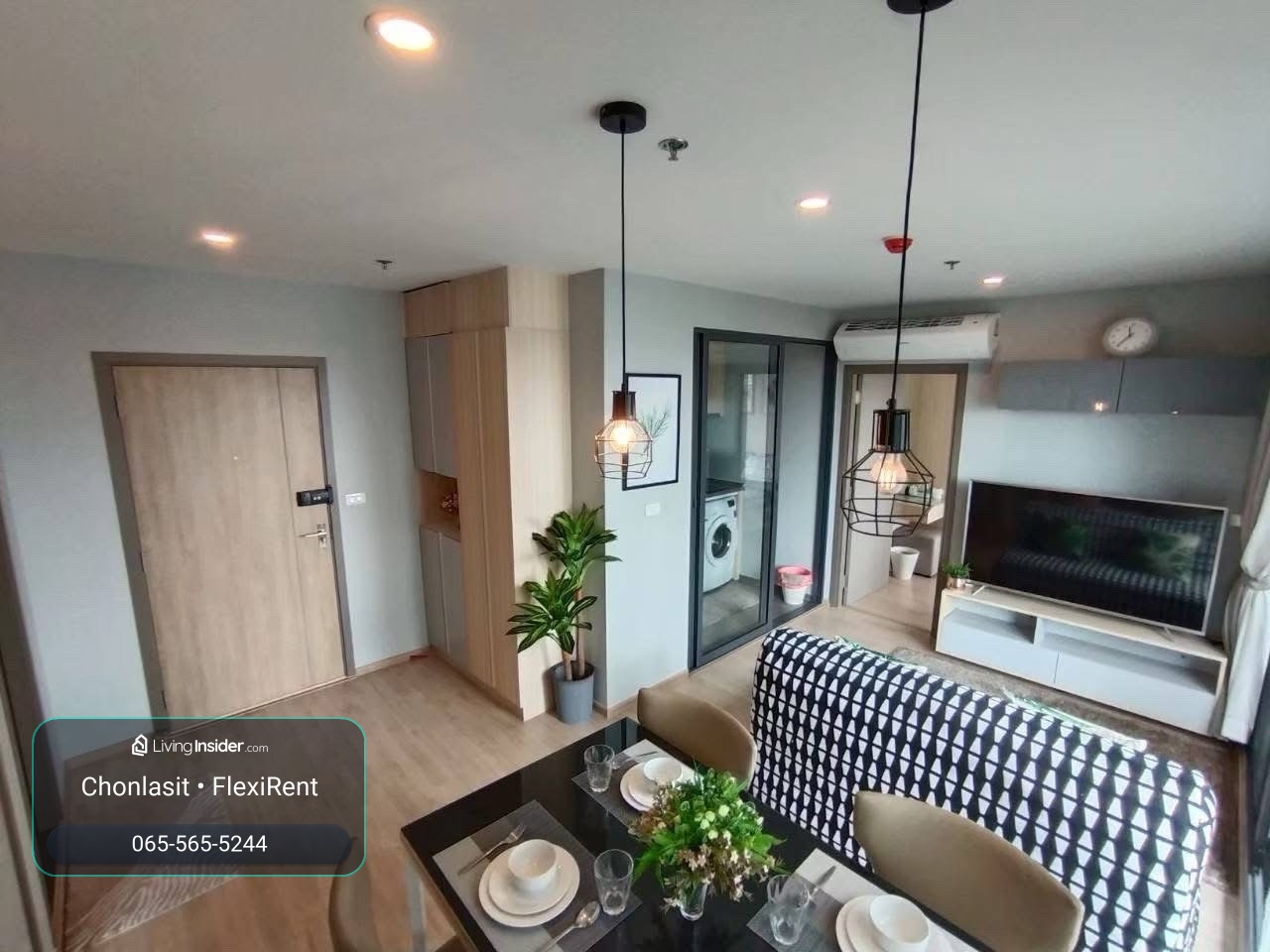 🏙️ For rent Ideo O2 | 2 bedrooms, large room, near BTS Bangna, only 300 meters. – รูปที่ 4