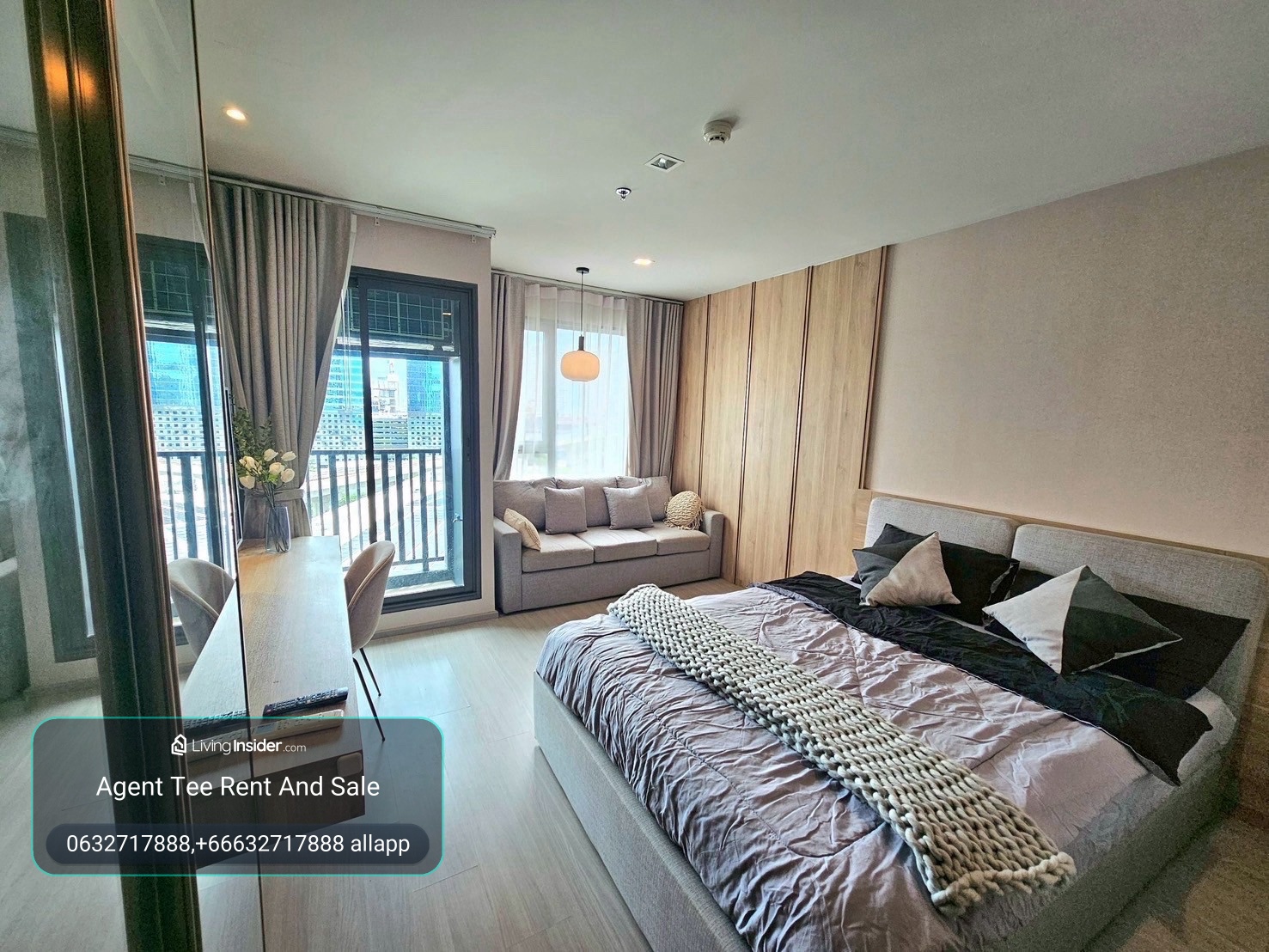Life Ladprao /Rent 16,000 /0632717888 All app in phone – รูปที่ 2