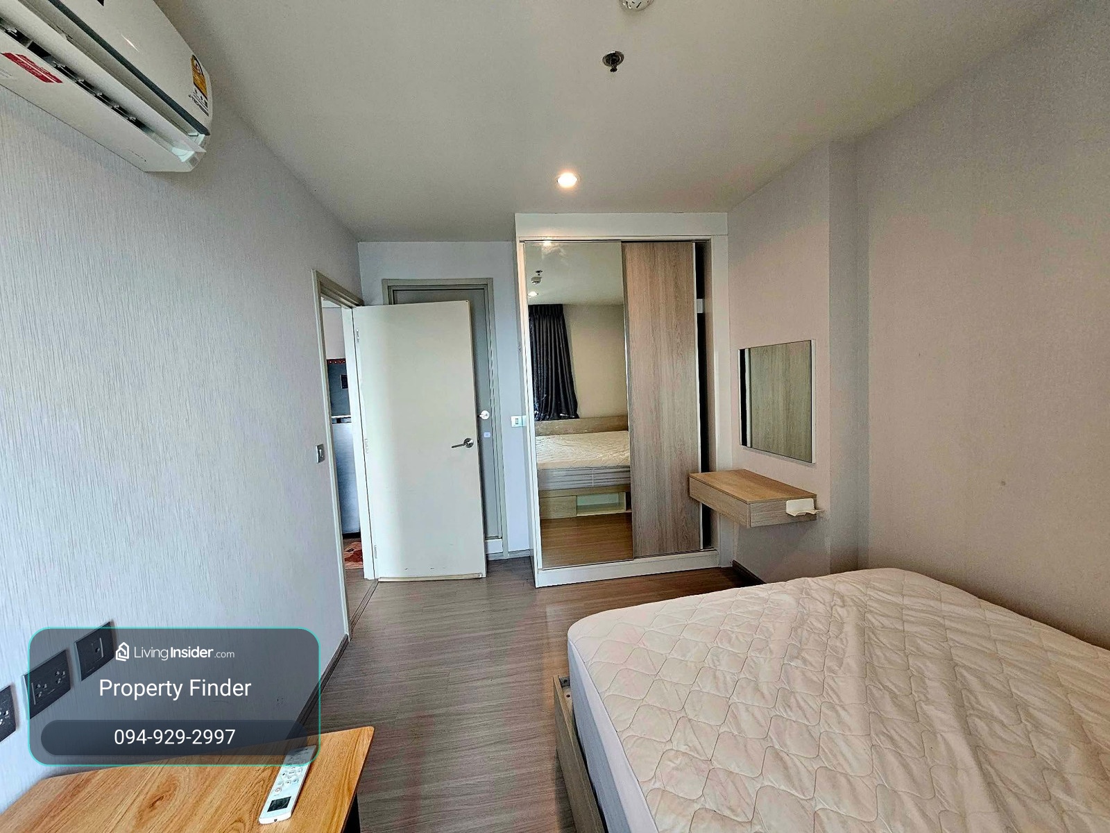 PFD-08593 Condo for rent, Aspire Erawan Prime, new room, large size, 1 bedroom, 35 sq m, fully furnished, ready to move in, next to BTS Chang Erawan 🏙️✨ – รูปที่ 4
