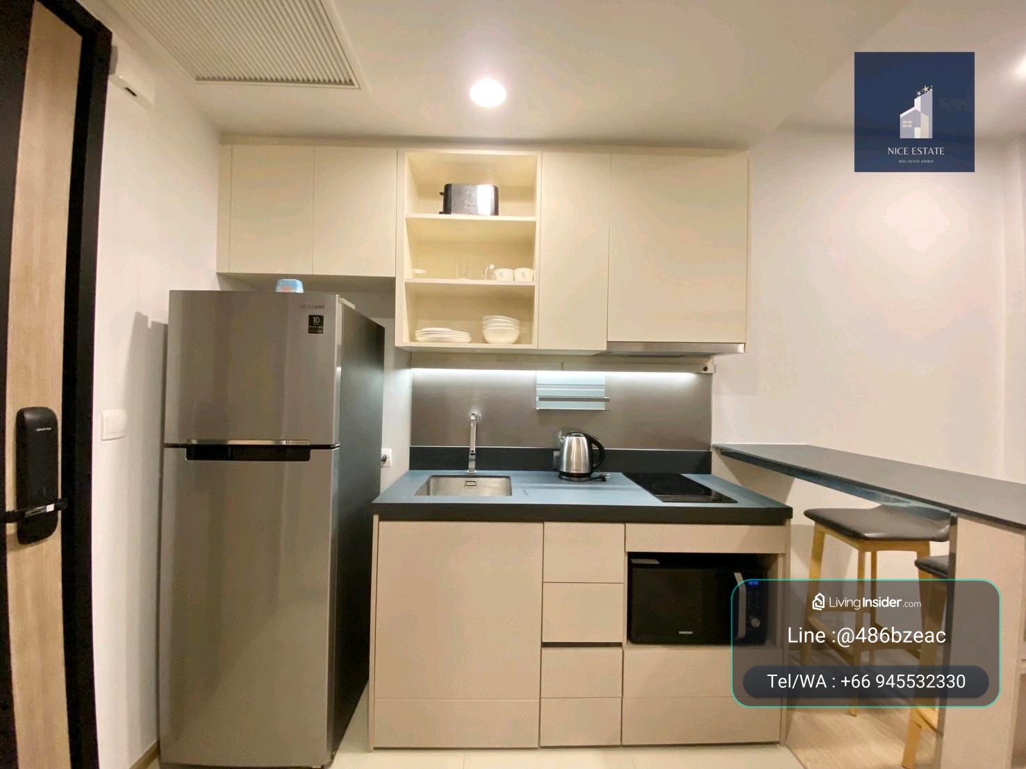 Oka Haus สุขุมวิท 36 1ห้องนอน 1ห้องน้ำ มองเห็นวิวแม่น้ำ – รูปที่ 4