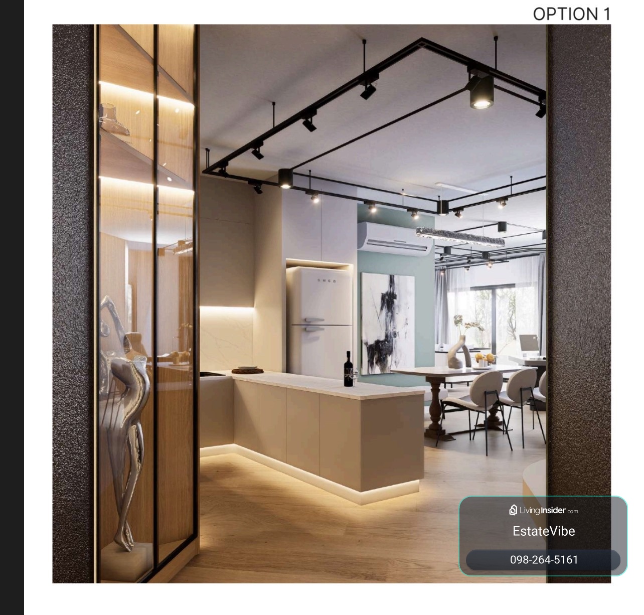 Newly Renovated ทำเลทองหล่อใจกลางเมือง 2 ห้องนอนไซส์ใหญ่ มีห้องจริง ✨Moon Tower Condominium✨ 2 ห้องนอน 2 ห้องน้ำ ขนาด 122.54 ตร.ม ใกล้ BTS / MRT ทองหล่อ (0.8 กม.) Tel.0982645161  – รูปที่ 2