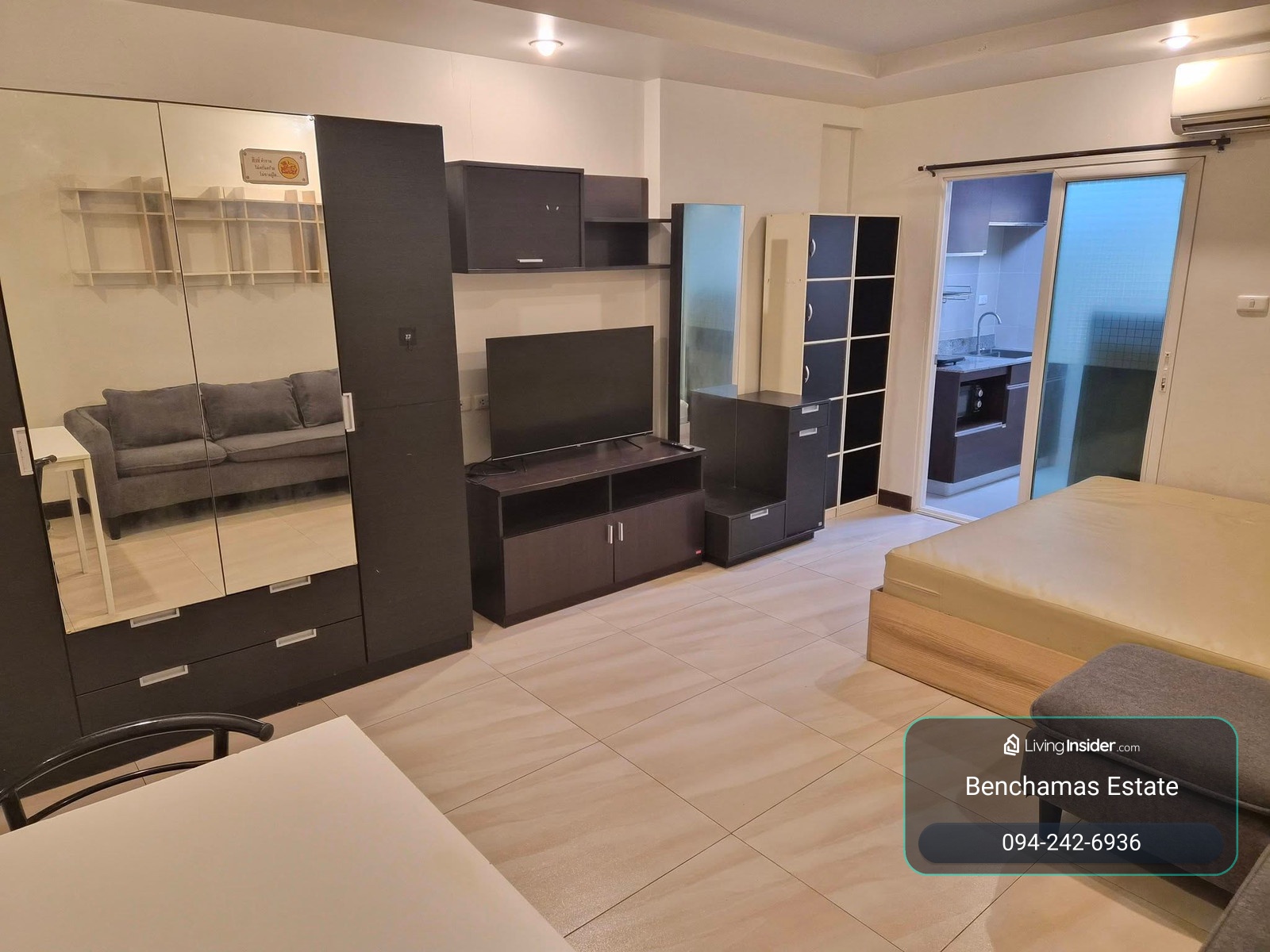 🔥ขาย Happy Condo Ratchada 18 แฮปปี้ คอนโด รัชดา 18  ✅  ทำเลรัชดาภิเษก-สุทธิสาร  พร้อมเฟอร์นิเจอร์และเครื่องใช้ไฟฟ้าครบชุด หิ้วกระเป๋าเข้าอยู่ได้เลย – รูปที่ 3