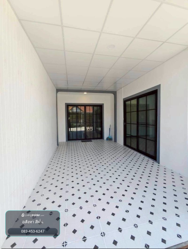 Single story townhouse for sale Wannawadi Saensuk Village, Rangsit-Khlong 7, size 21 tarawa, 3 bedrooms, ready to move in, Lam Phak Kut Subdistrict, Thanyaburi District, Pathum Thani Province. – รูปที่ 2