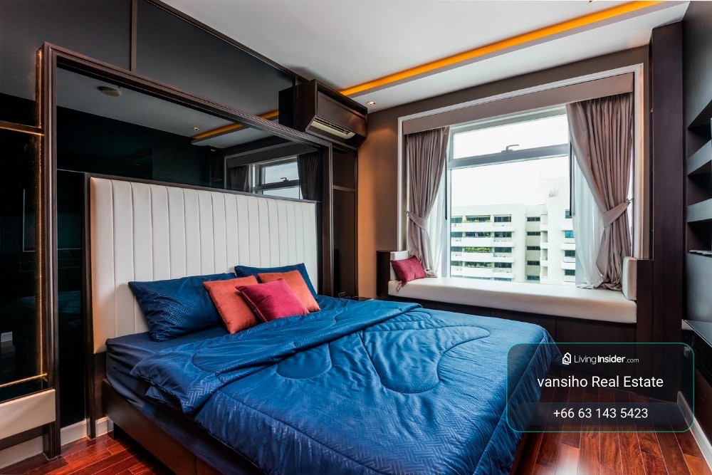For urgent rent, circle condominium, beautiful room, fully decorated, high floor, beautiful view. – รูปที่ 4