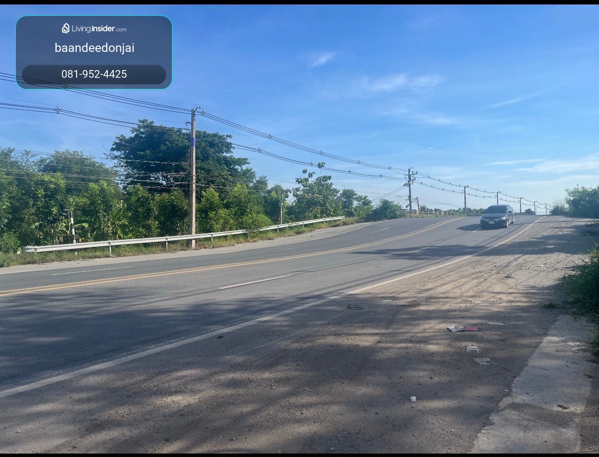Land for sale on Pongphon Market Road, Chachoengsao (30 rai), AEC Phang Muang, next to a 6-lane highway. – รูปที่ 2