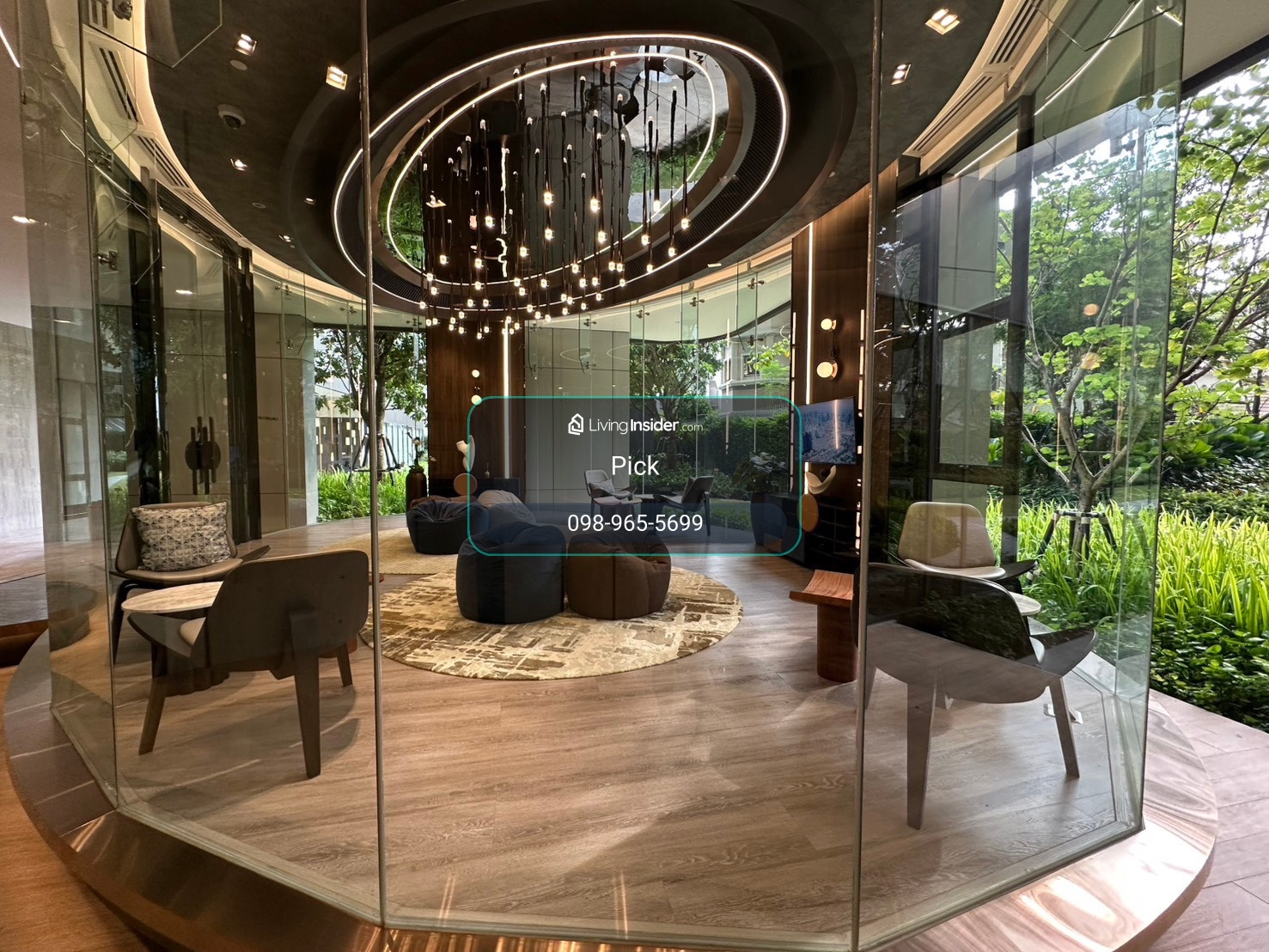 [You can talk to Pick] Life Rama 4 - Asoke for rent, Studio room 27 sq m, high floor, clear city view, 7 minutes walk from MRT Queen Sirikit Center, luxurious central area, 5 stars, the  opened the room himself. – รูปที่ 3