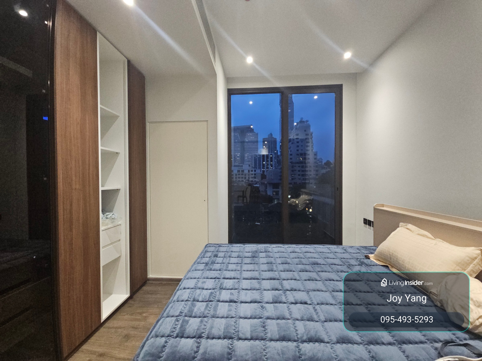 Newest luxury condo for rent, ROMM CONVENT 1BED 35SQM, 5th floor, Mahanakhon building view, garden view, 34,000 B/month, contact 0954935293 (Khun Joy) – รูปที่ 3