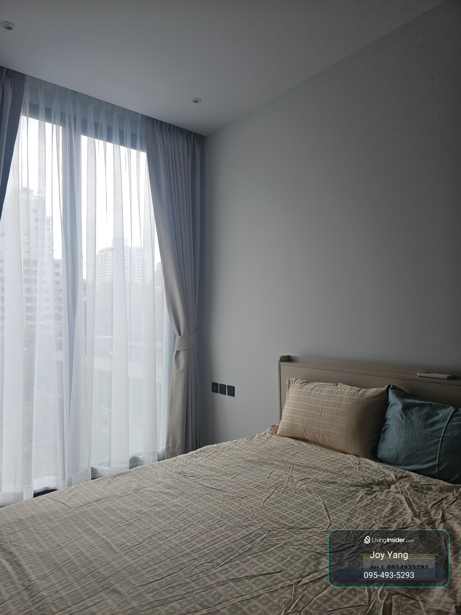 Newest luxury condo for rent, ROMM CONVENT 1BED 35SQM, 5th floor, Mahanakhon building view, garden view, 34,000 B/month, contact 0954935293 (Khun Joy) – รูปที่ 2