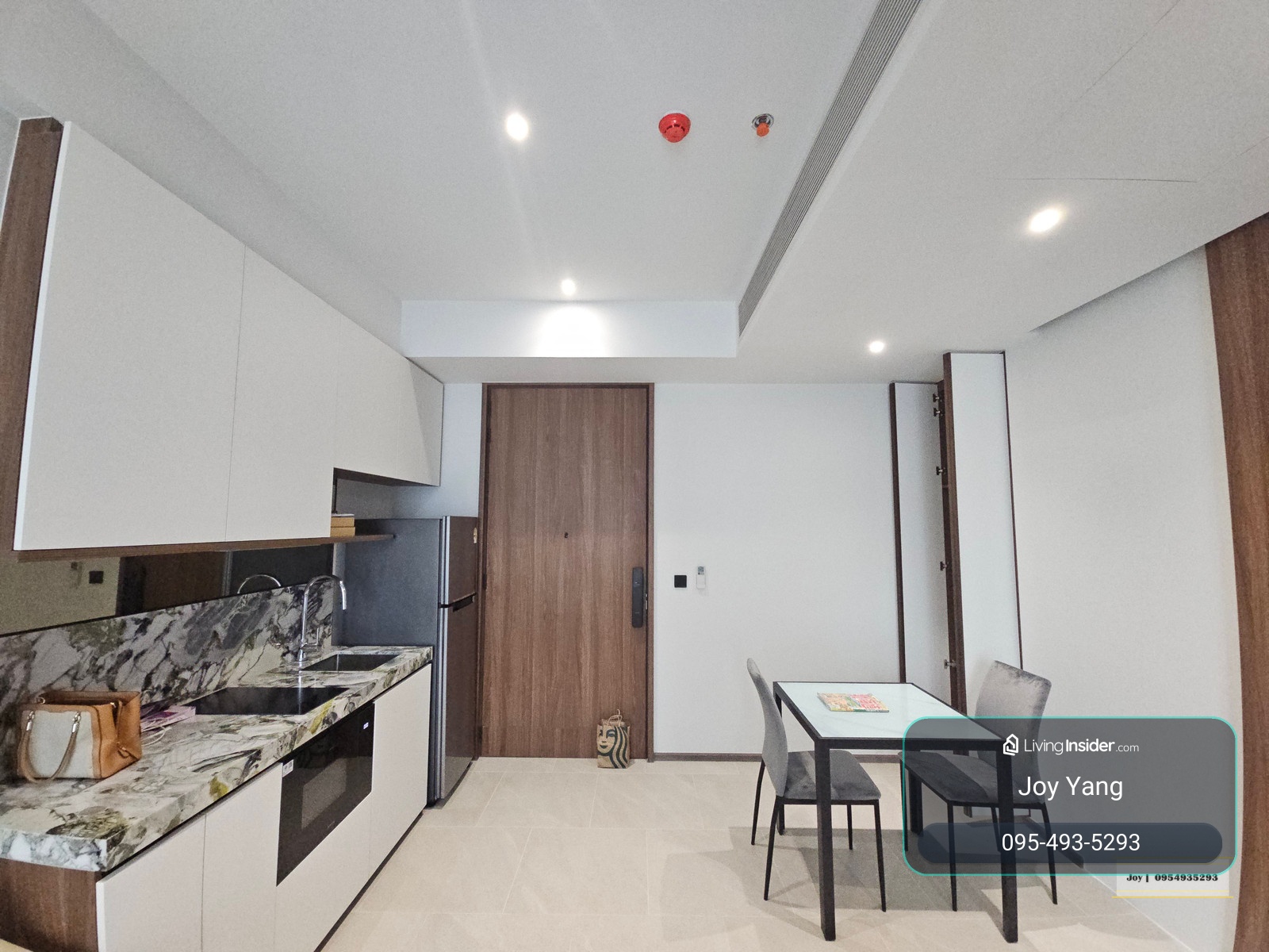 Newest luxury condo for rent, ROMM CONVENT 1BED 35SQM, 5th floor, Mahanakhon building view, garden view, 34,000 B/month, contact 0954935293 (Khun Joy) – รูปที่ 4