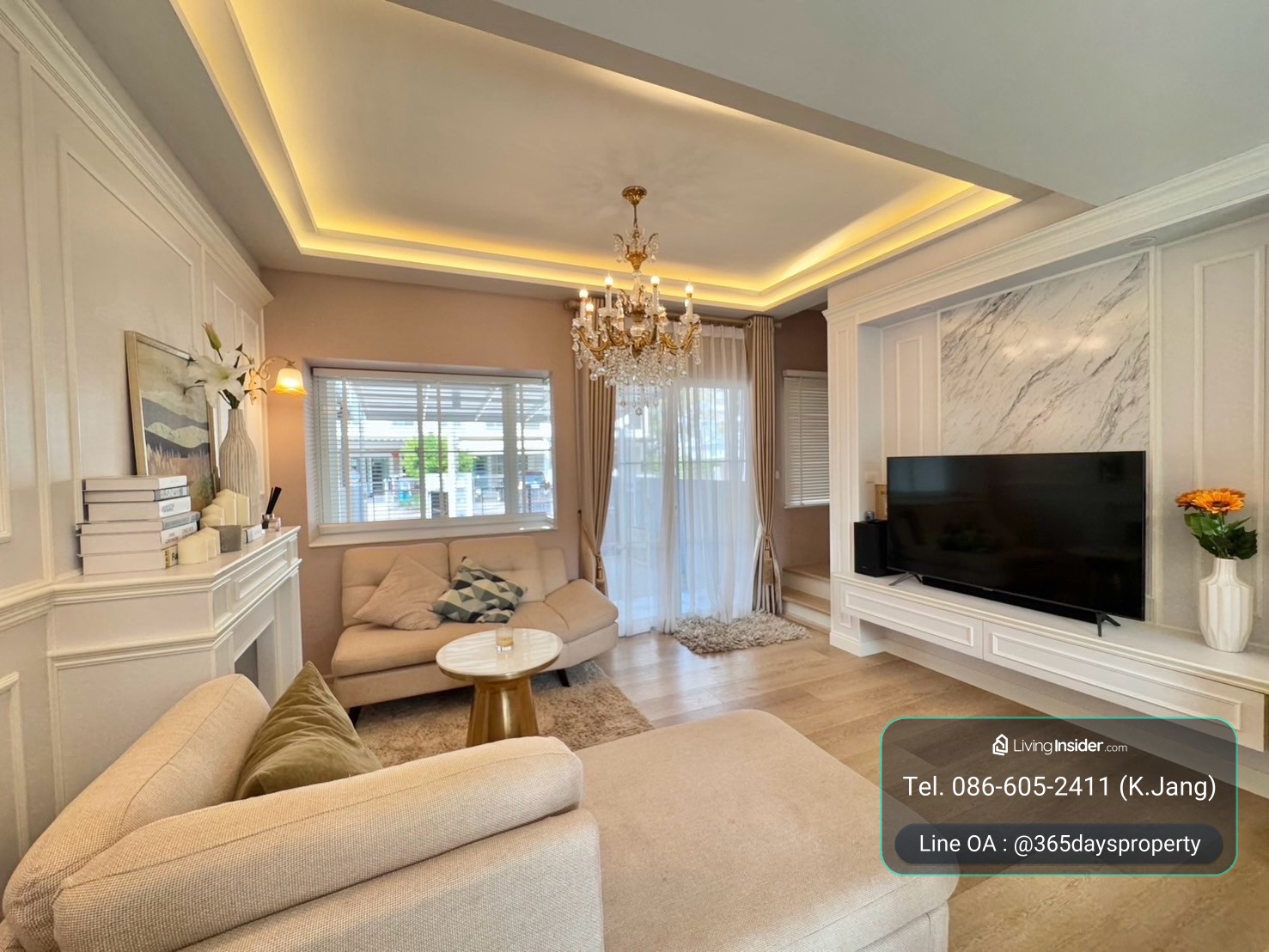 💥ForRent💥Indy Bangna-Ramkhamhang2 🏡 Near Mega Bangna , Dulwich 🚩 Backyard 🌳 fully decorated house 🌟 – รูปที่ 2