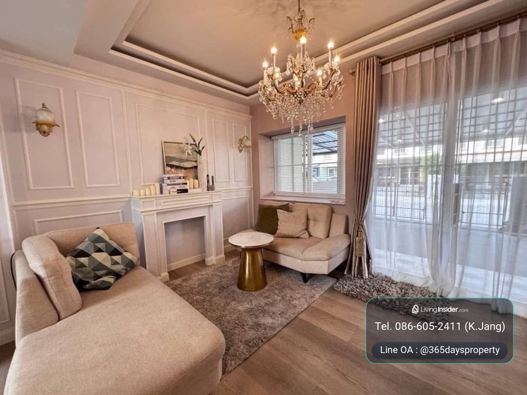 💥ForRent💥Indy Bangna-Ramkhamhang2 🏡 Near Mega Bangna , Dulwich 🚩 Backyard 🌳 fully decorated house 🌟 – รูปที่ 4