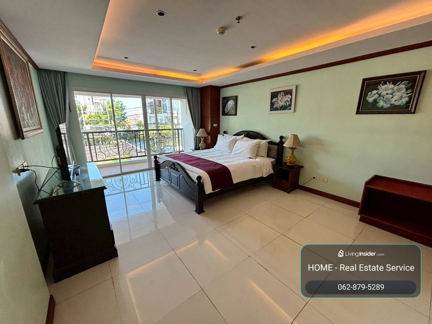 Tara Court Condo / 1 Bedroom (FOR RENT), ธารา คอร์ท คอนโด / 1 ห้องนอน (เช่า) KP059 – รูปที่ 2