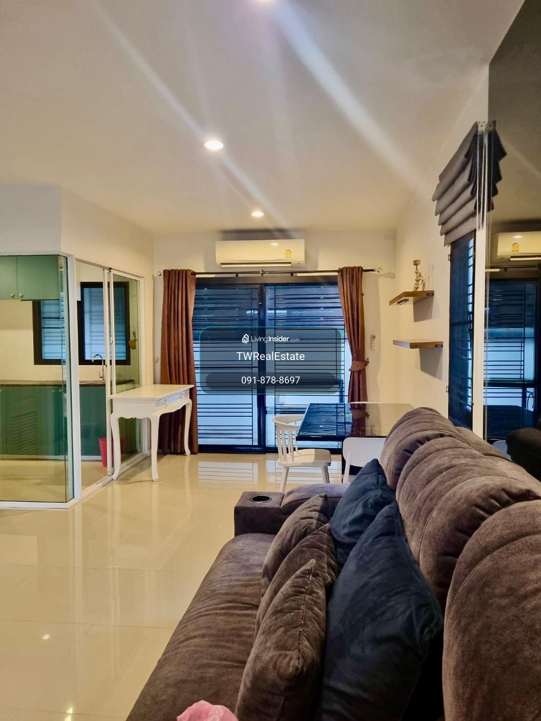 ขายทาวน์โฮม 3 ชั้น Patio Srinakarin – Rama 9 ทำเลกรุงเทพกรีฑา บ้านสวยพร้อมอยู่ ติดแอร์ทุกห้อง พื้นที่กว้าง 29.8 ตร.ว. ใกล้รถไฟฟ้า ทางด่วน และสิ่งอำนวยความสะดวกครบครัน – รูปที่ 4