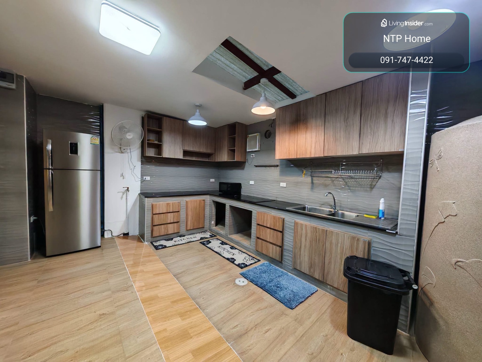 🏡 For rent | For rent, 3-story townhome, spacious house, beautifully decorated, good location, has a new road going to Mega Bangba, only 5 minutes — iField Bangna (iField Bangna) – รูปที่ 3