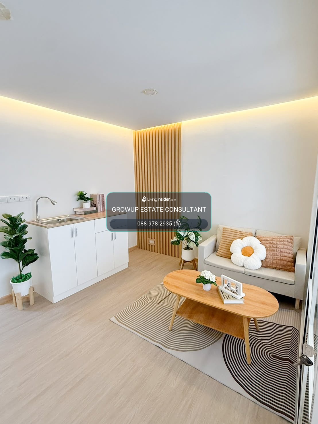 K-6966 🔥 ห้องตกแต่งใหม่ พร้อมอยู่  โครงการ city villa ลาดพร้าว 130 ติด BTS ลาดพร้าว 101 เพียง 500 เมตร – รูปที่ 3