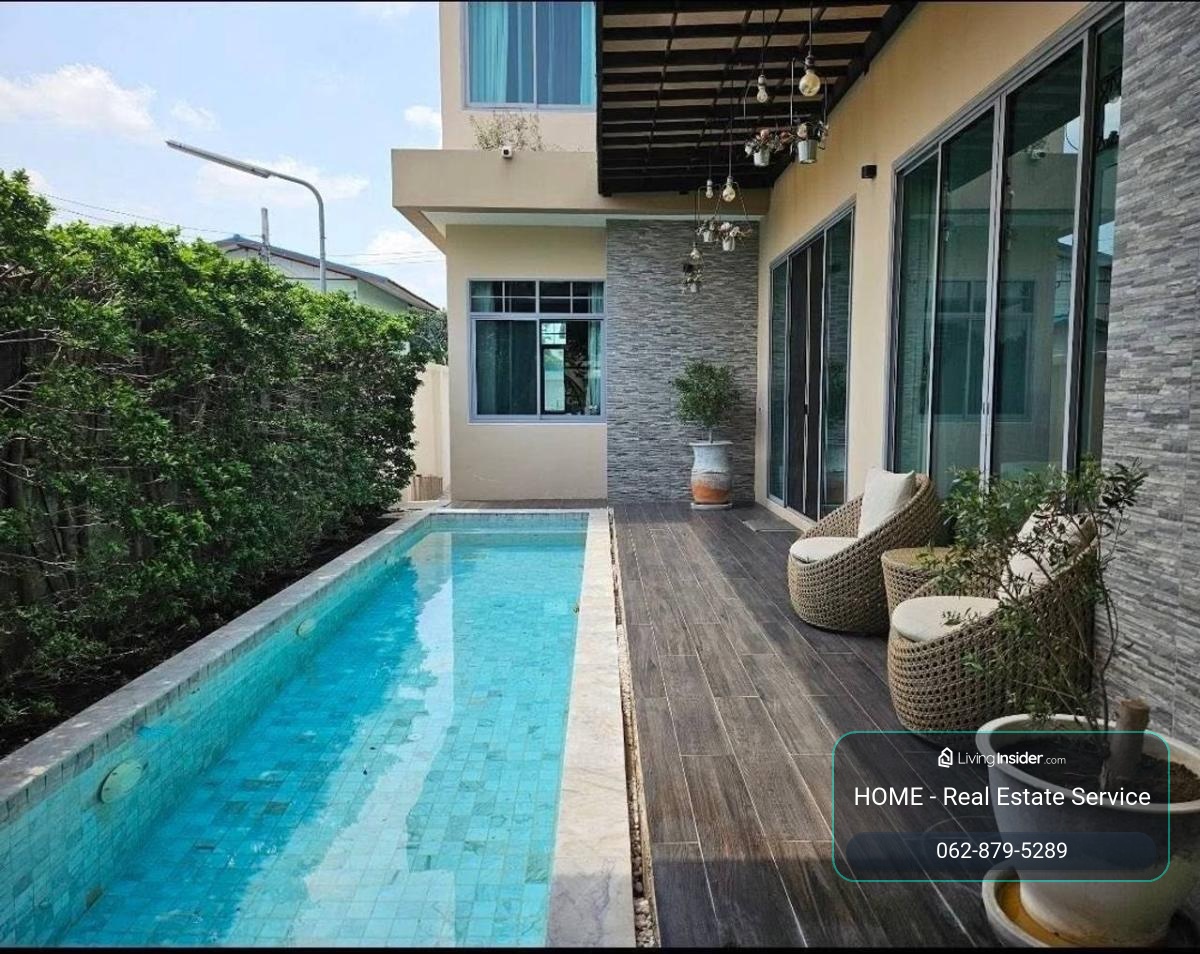 บ้านเดี่ยว โซนราชพฤกษ์ ฝั่งตรงข้ามเซ็นทรัลเวสวิลล์ / 3 ห้องนอน (ให้เช่า), Detached House in the Ratchaphruek area, opposite Central WestVille / 3 Bedrooms (FOR RENT) EARK007 – รูปที่ 3