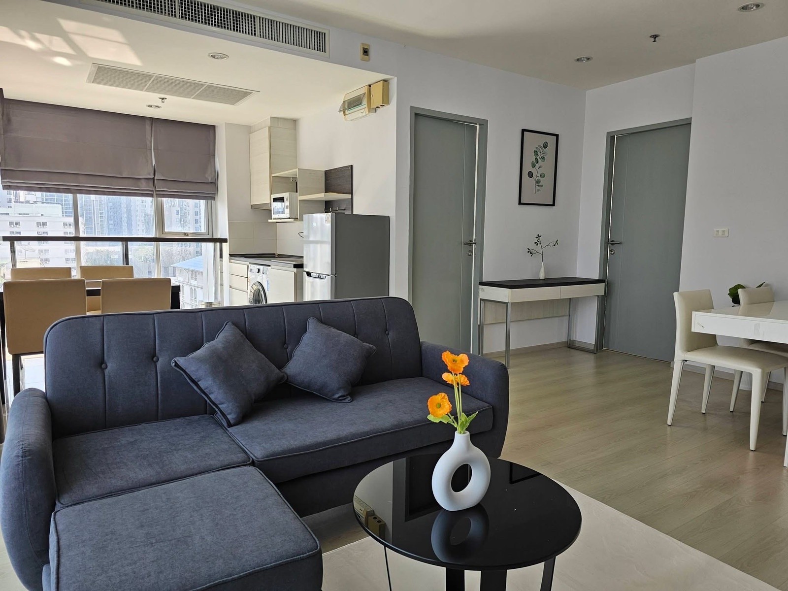 🌿✨ Life Ratchadapisek | 2 bedrooms, newly renovated room 🌟 Garden floor, quiet, no rooms opposite 🚇 near MRT Huai Khwang, only 500 m. – รูปที่ 2