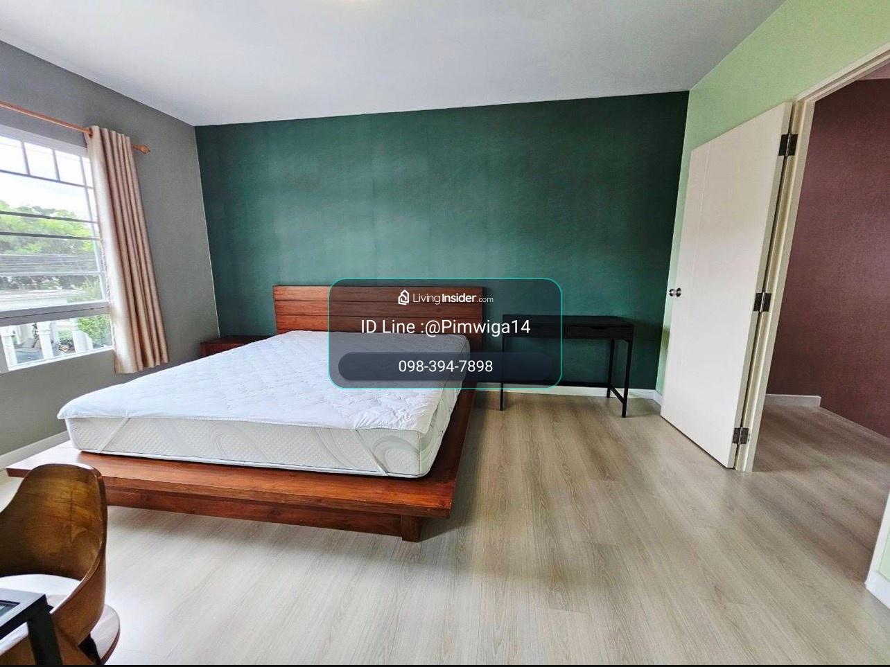 🏡 ให้เช่าทาวน์เฮาส์  โครงการ Indy Bangna km.7(1) บ้านวิวสวน เฟอร์ครบ พร้อมอยู่ – รูปที่ 4